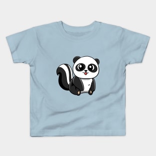 Panda Skunk Kids T-Shirt